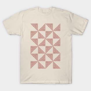 Boho stripes of triangles T-Shirt